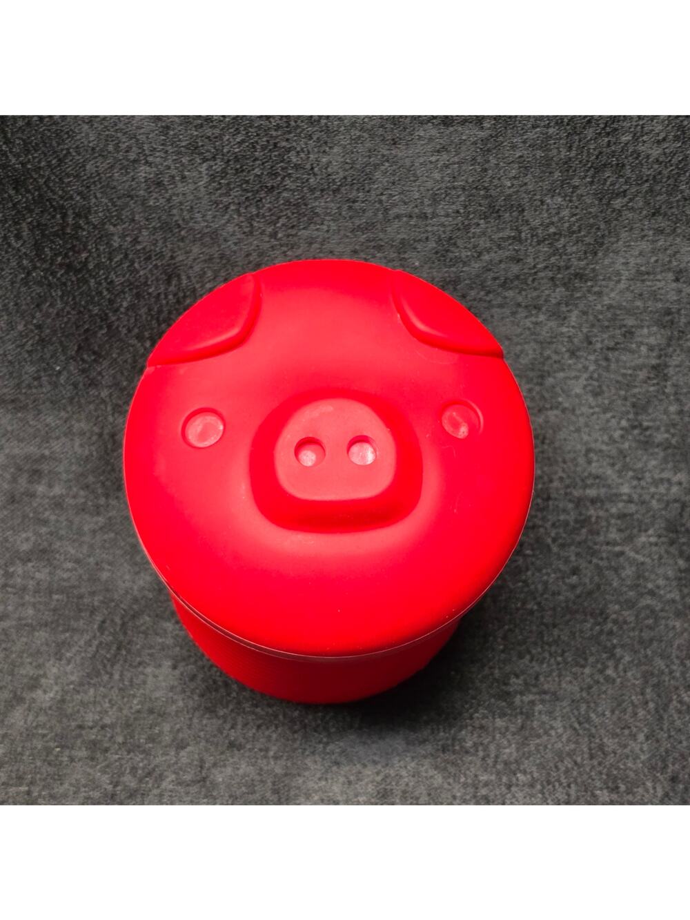 Talisman Designs Silicon Red Pig Face Bacon Bin Grease Strainer & Collector Cup